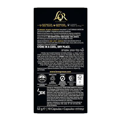 L'OR Ristretto Decaffeinato Espresso Capsules